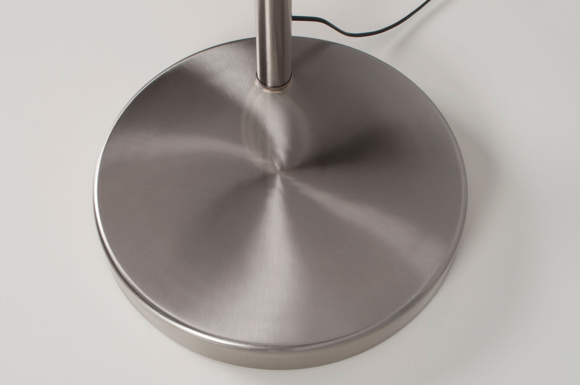 Metal Bow Chrome Floor Lamp